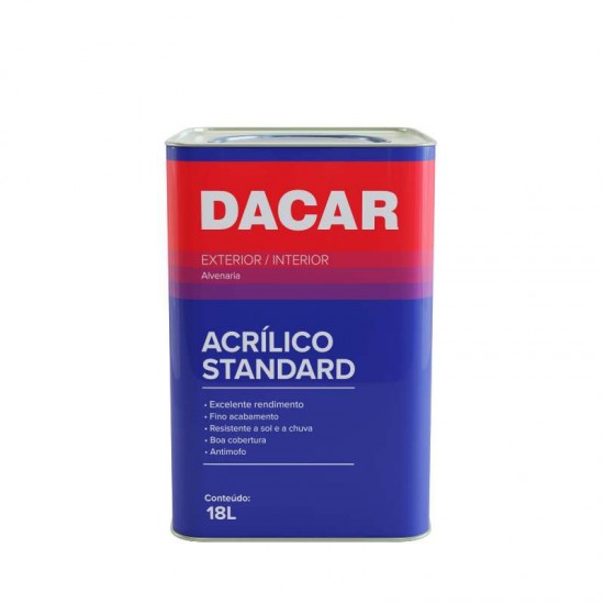 Tinta Acrílica Standard Fosca 18L Feijão Moyashi - Dacar