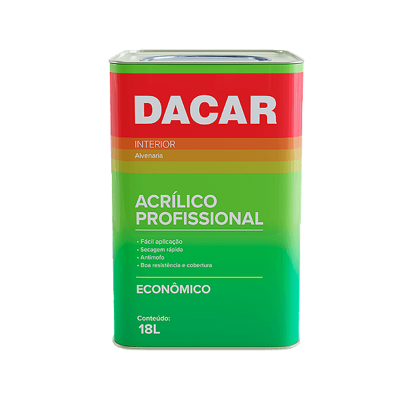 Tinta Acrílica Profissional 18L Verde Kiwi - Dacar