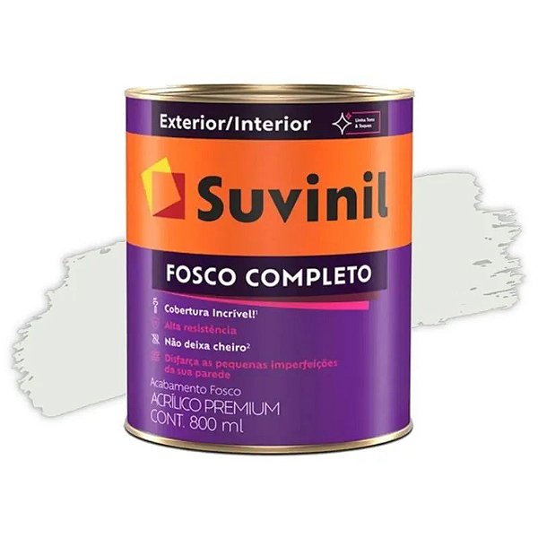 Tinta Acrílica Fosco Completo Gelo 3,6L - Suvinil