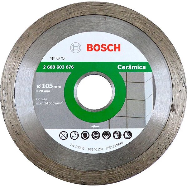 Disco Diamantado Cerâmica 105MM 676 - Bosch