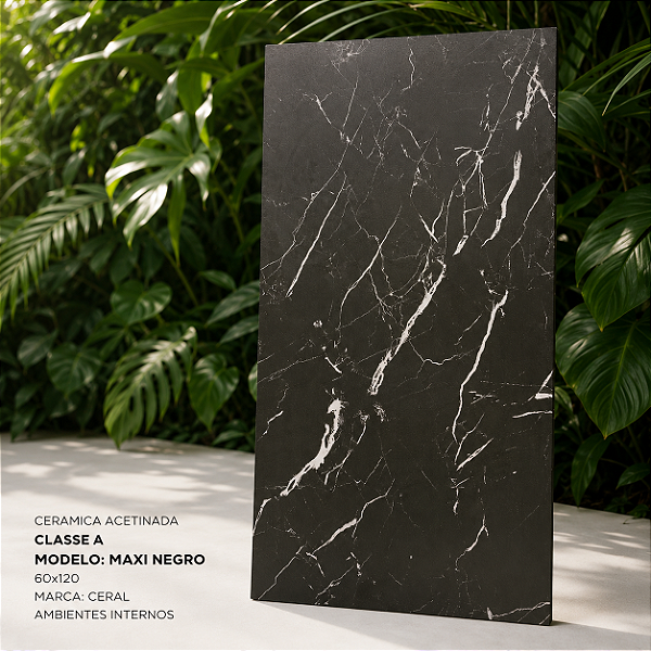 Piso Cerâmico Acetinado Classe A 60x120 Ceral Interno