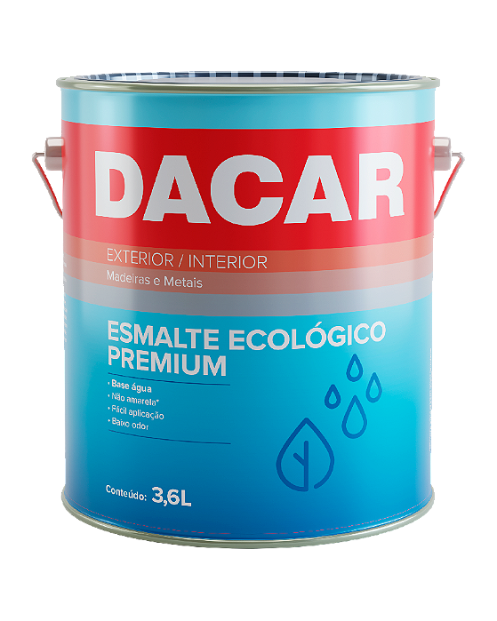 Esmalte Ecológico Brilhante 3,6L Verde Colonial - Dacar