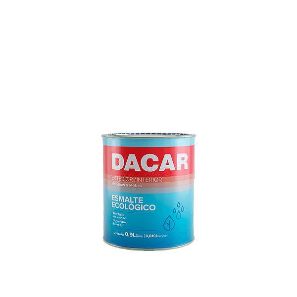 Esmalte Ecológico Acetinado 900ml Branco - Dacar