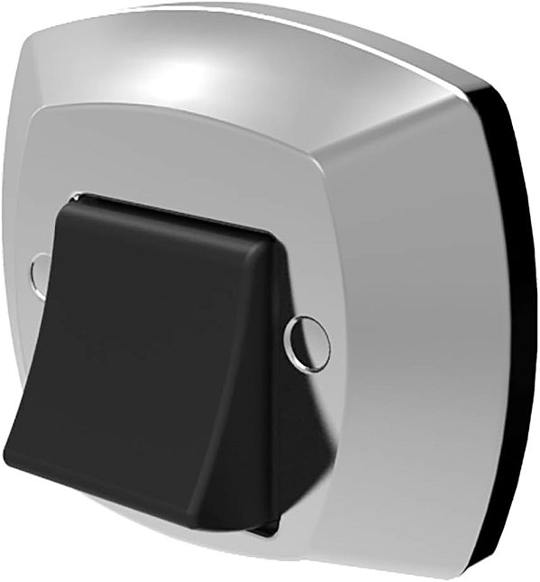 Acabamento ABS Cromado e Preto Padrão Docol - Blukit