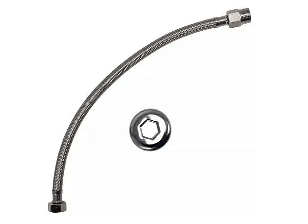 Engate Flexível Inox Trançado 40CM - Blukit