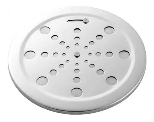 Grelha Redonda Fechamento Manual 10cm - Blukit