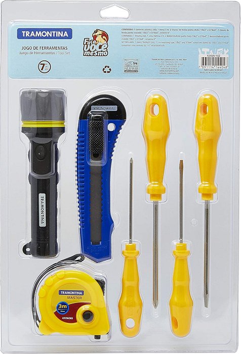 Kit De Ferramentas Com 7 Peças - Tramontina