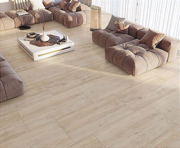 Semigres Retificado Acetinado 60X120 Classe A Gran Carvalho Natural - Formigres