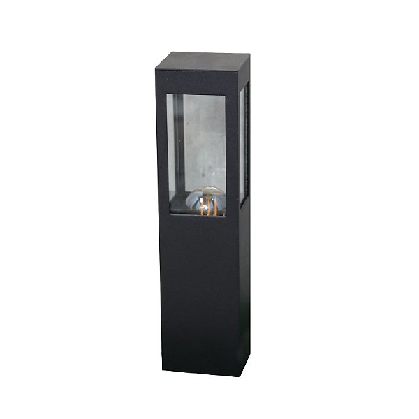 Balizador Plástico 30cm Preto - Ideal