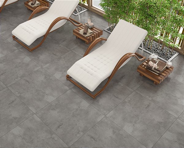 Cerâmica Classe A Externa Retificada 60x60 Tucson Gris - Lume Cerâmica