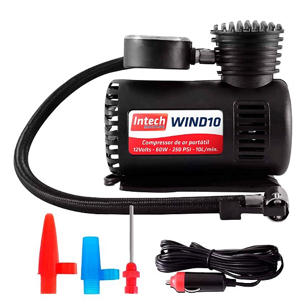 Compressor Ar Wind10 Automotivo 12V - Intech