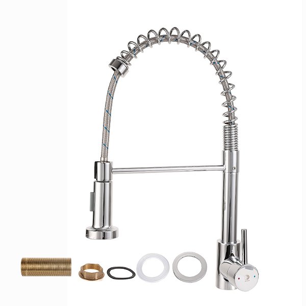 Torneira Monocomando Gourmet Cromada - Wood