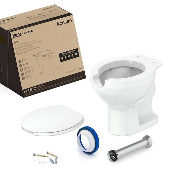 Bacia Kit Convencional Acesso PCD Br - Roca Louca