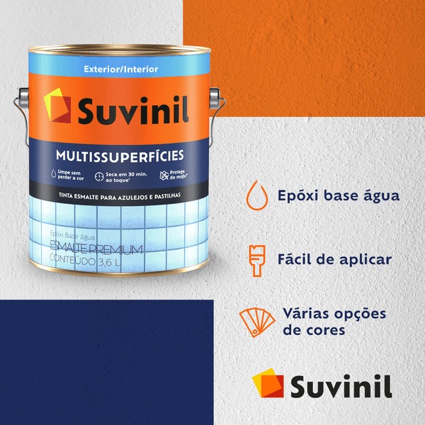 Esmalte Base A Multisuperfices Epóxi Base Água 3.2L - Suvinil