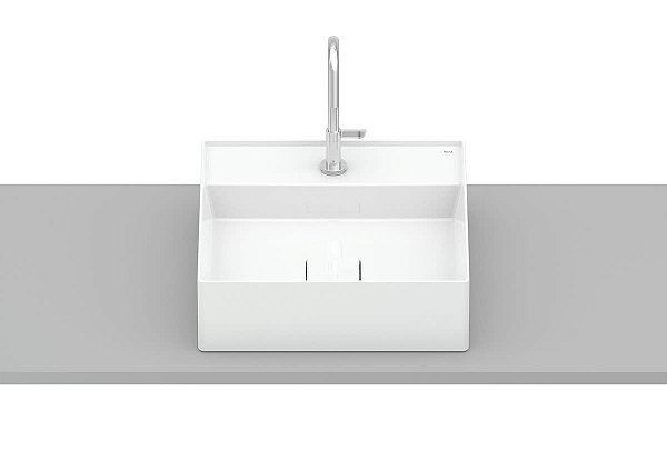 Cuba De Apoio 40X40 CM T9 Terra Branco - Roca Louca