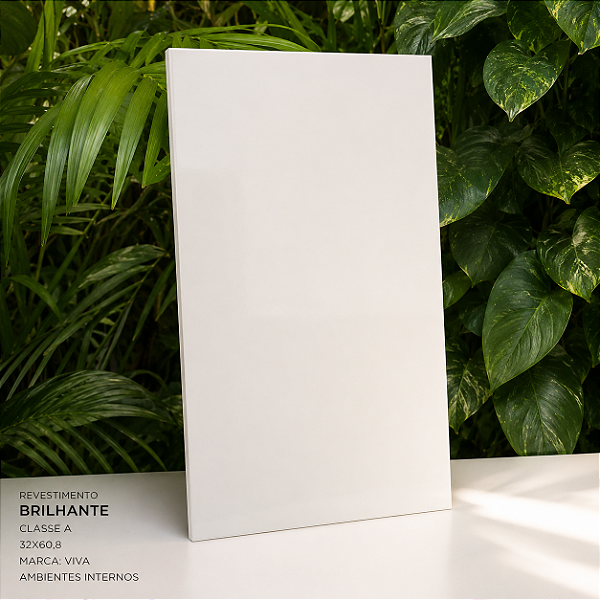 Revestimento Branco Brilhante 32x60,8 Viva Classe A 600029