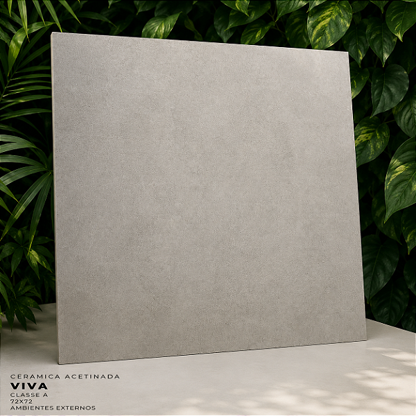 Cerâmica Acetinada Classe A 72x72 Viva