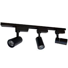 KIT 3 SPOTS 10W 3000K C/ TRILHO PR 1M