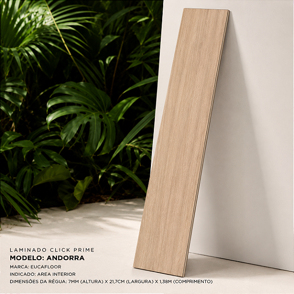 Piso Laminado Eucafloor Prime Andorra Click