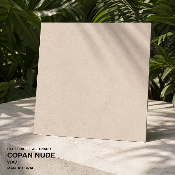 Piso Semigres Acetinado Copan Nude 71x71