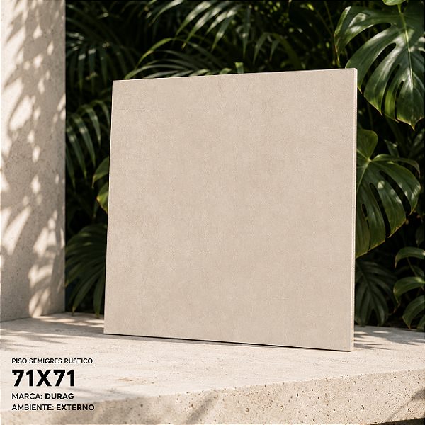 Piso Semigres Rustico 71x71 Durag
