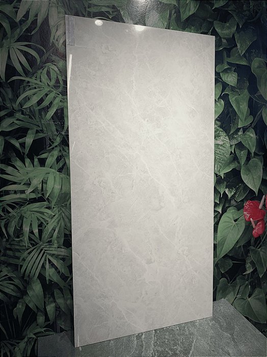 Piso cerâmico FUNCHAL GRI Polido Retificado 61x122 Classe A - ALMEIDA