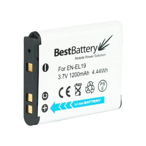 Bateria Best Battery EN-EL19 para Camera Nikon S2900 S3200 S4300 S6500 -  Cherry Foto + Eletrônicos