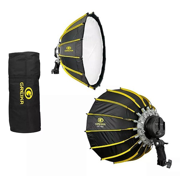 Kit Iluminador Greika GTK-600 Com Softbox 50cm Bivolt