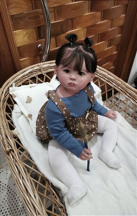 Bebê Reborn Pérola molde julieta toddler 1 ano idade /Pulpilas Reborn