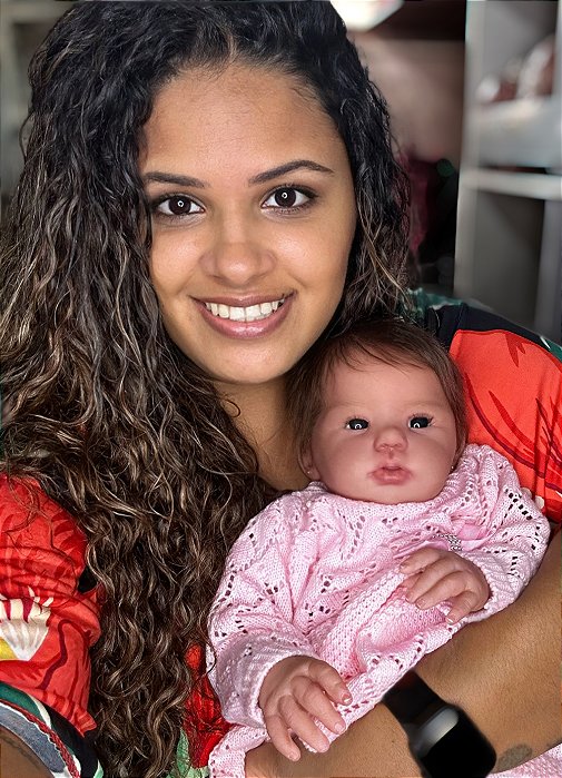 Bebe reborn negra Menina Abigail /Pulpilas reborn