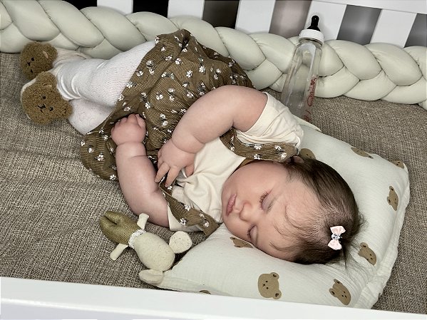 Bebê Reborn Ultra Realista – Molde June Toddler com Foto Original do Bebê