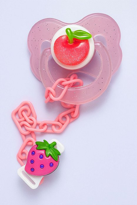 Chupeta Magnética Personalizada  Para Bebê Reborn + prendedor de chupeta + imã adicional