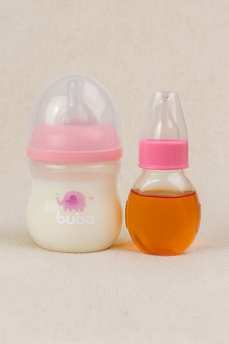 Mamadeiras para Bebê Reborn com Leite e Chá Falso – Oferta Leve 2