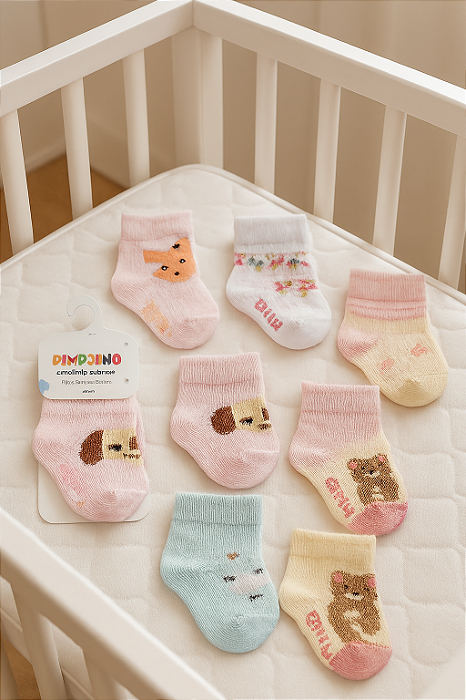 Meias Delicadas com Estilo – Conforto e Charme para Bebê Reborn