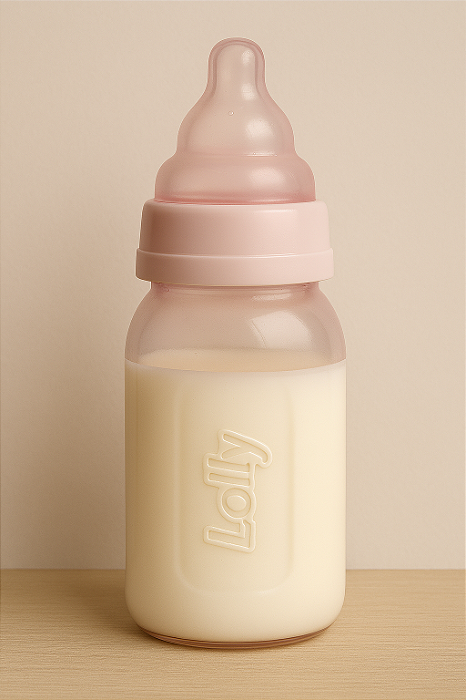 Mamadeira Bebê Reborn  com leite fake 120ML