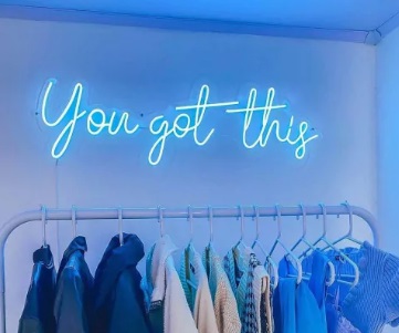 Letreiro Luminoso Painel Neon You got this 30x90