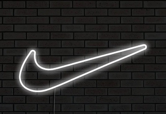 Letreiro Luminoso Painel Nike 10x27 - Rei do neon