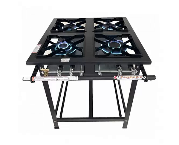 Fogão 4 Bocas Itajobi Grelhas 30x30 Baixa Pressão Industrial Gás