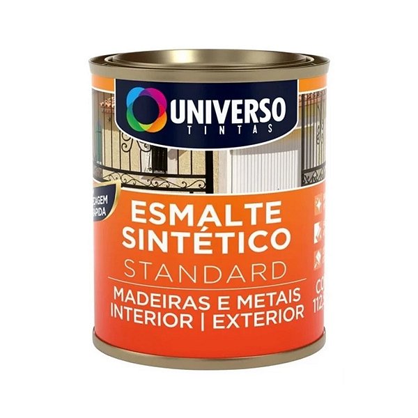 Tinta Esmalte Sintetico Universo 112,5ml 1/32 nova Premium COR:CINZA MEDIO
