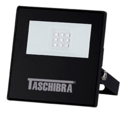 Refletor Holofote Slim Preto 30w Autovolt 6500k Taschibra