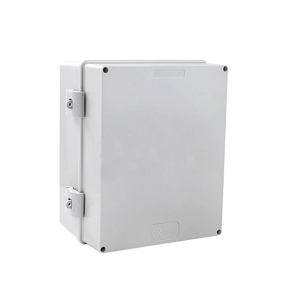 Caixa STANDARD Cinza Tampa Opaca IP66 Rohdina 250x200x130mm