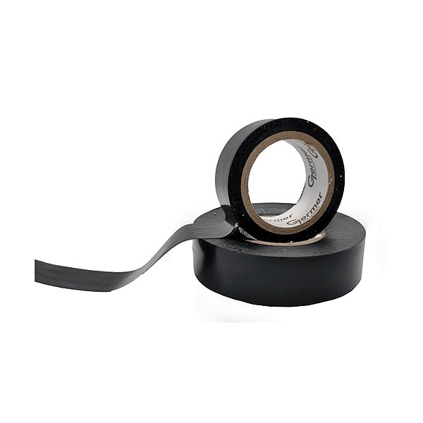 Fita Isolante Antichamas 18mm Preta Germer com 20 Metros