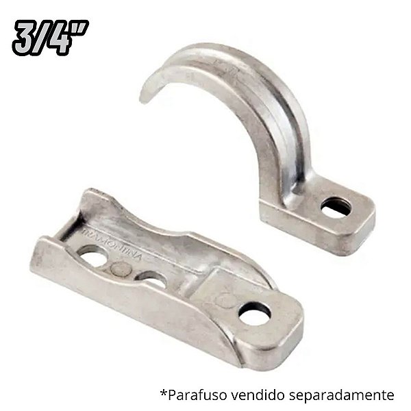 Abraçadeira Tipo Unha 3/4'' Alumínio Reforçado Tramontina