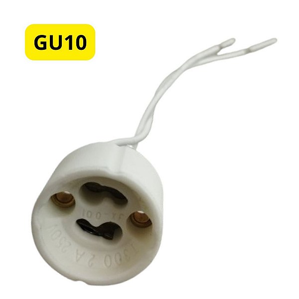 Isolador Soquete com Rabicho para Lâmpada Dicroica GU10 Germer