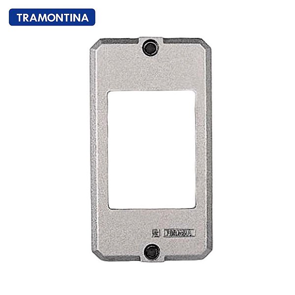 Tampa 3 Teclas 3/4 Alumínio Condulete Tramontina