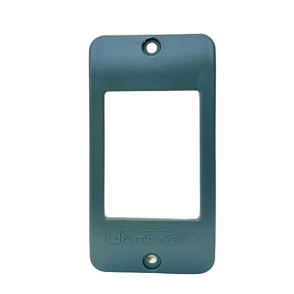 Tampa 3 Teclas p/ Caixinha Condulete PVC 5 Entradas Cinza