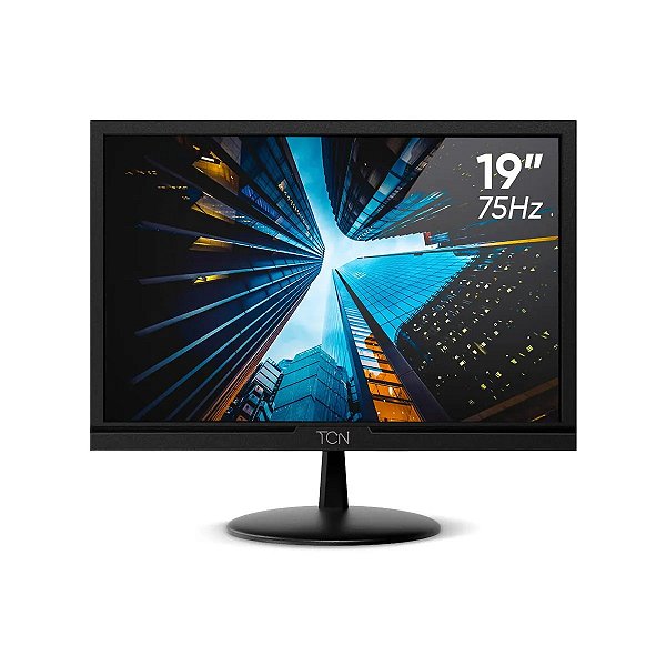 Monitor 19 LED HD TCN Oneview 75Hz HDMIVGA com Base Redonda