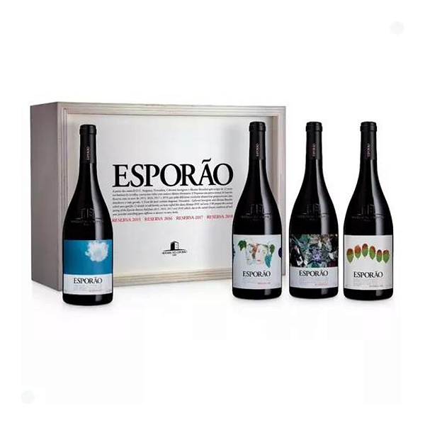 Vinho Esporao Reserva 15/16/17/18 Tinto 750 ml - Caixa c/4