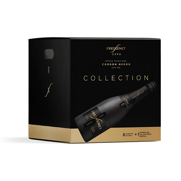 Kit Freixenet Collection Cordón Negro - 6 de 750ml + 1 de 1,5L