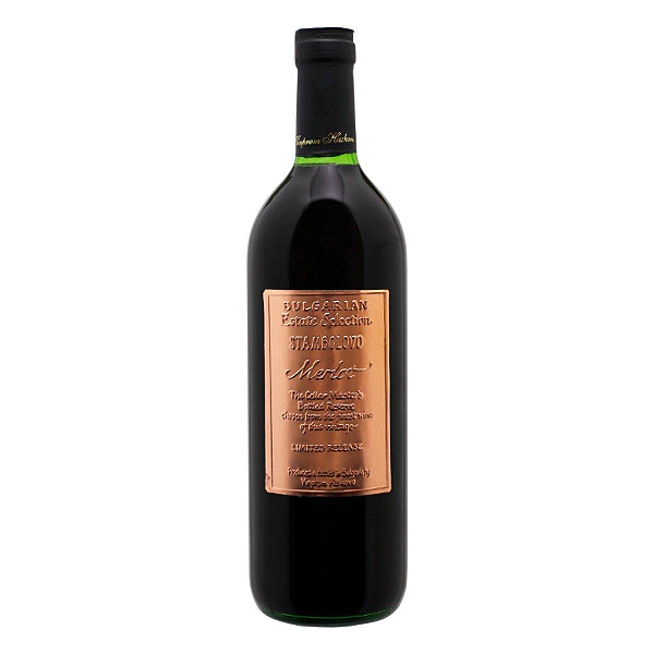 Vinho Stambolovo Merlot Limited Release AOC Safra 1992 750ml